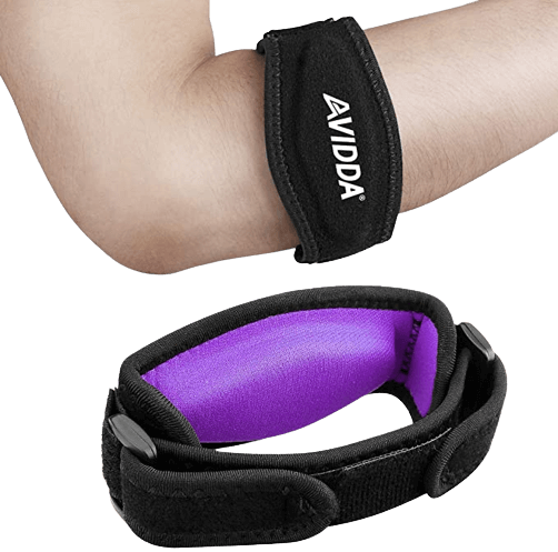 AVIDDA 2 Pack Tennis Elbow Brace with Compression Pad 