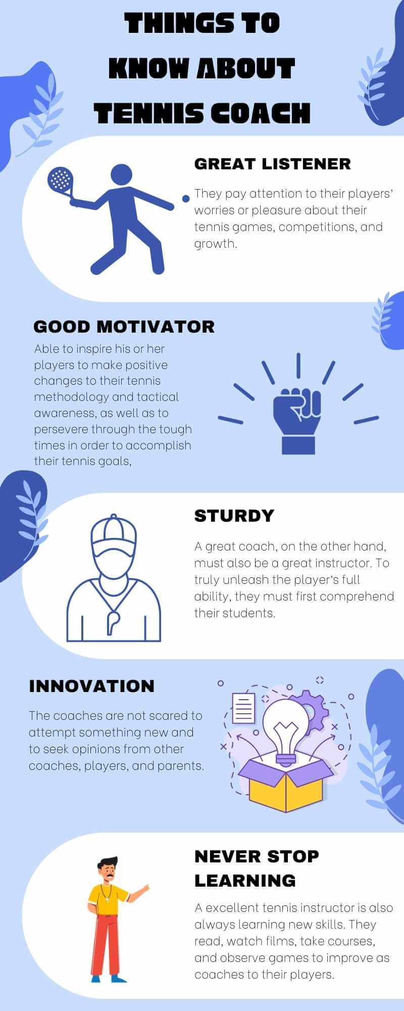 Things to Know About Tennis Coach