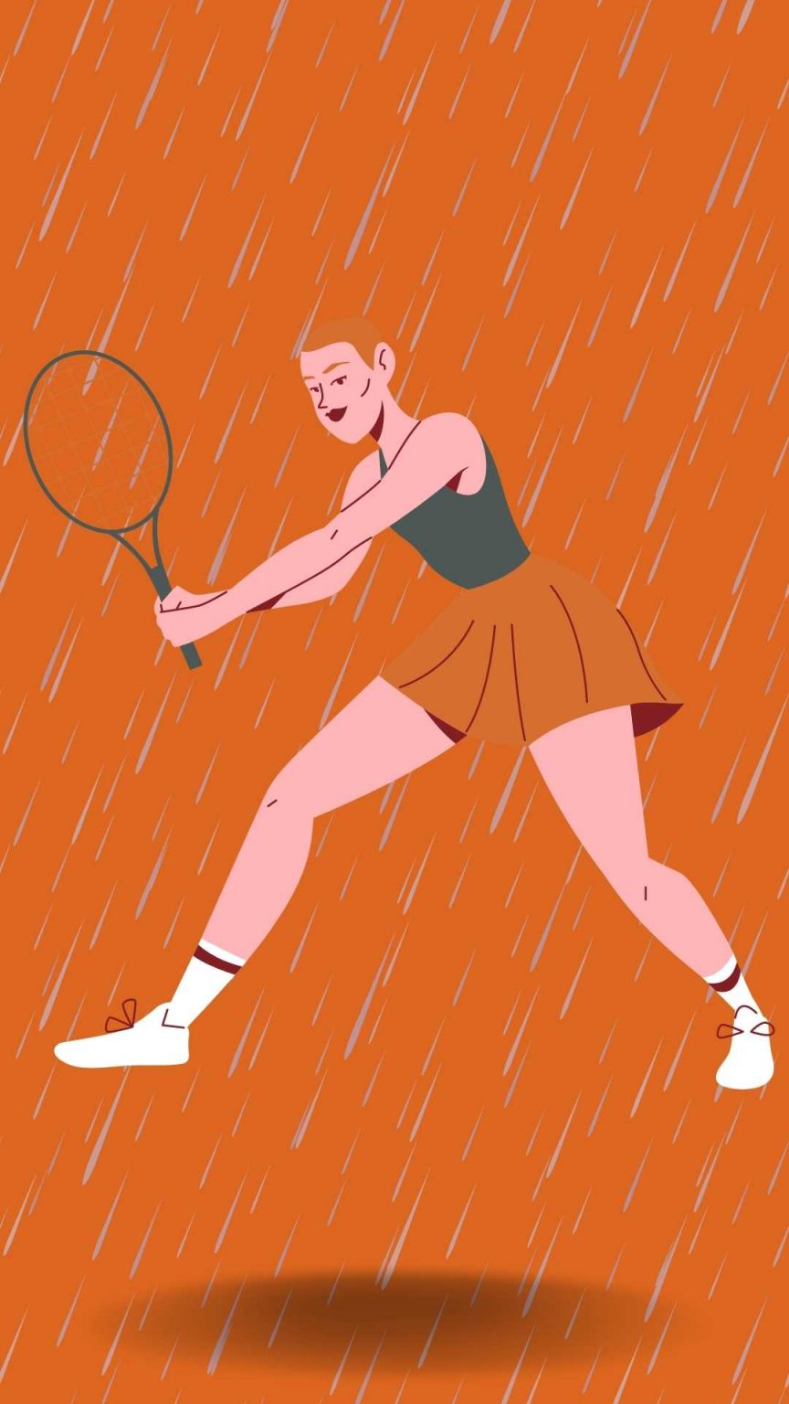 Can You Play Tennis In The Rain? For Beginners