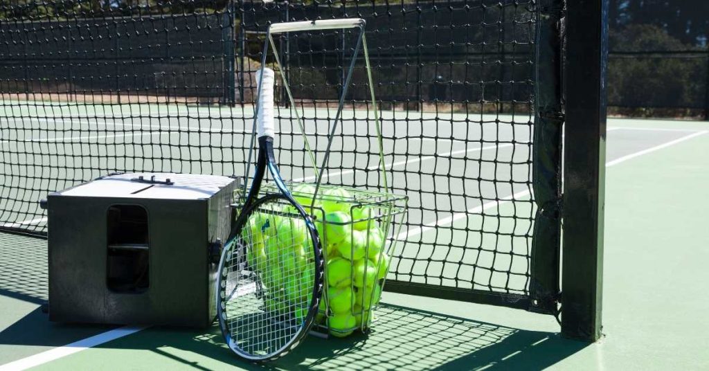 Use A Tennis Ball Machine